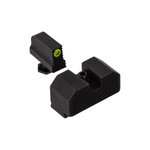 Night Fision Optics Ready Stealth Night Sight Set for Glock 17 MOS (GLK-001-290-313-YGZX) Yellow Serrated
