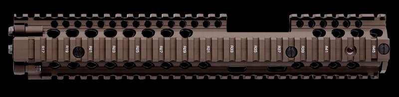 Daniel Defense M4A1 FSP RIS II 12.25in Free-Float AR-15 Handguard - Flat Dark Earth