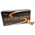 Speer Gold Dot LE Duty 9mm Luger 147 Grain Jacketed Hollow Point Ammunition