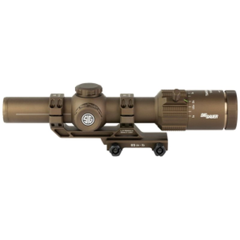 Sig Sauer Tango-MSR 1-8x24 Illuminated MSR BDC8 Riflescope 30mm Tube Coyote Tan
