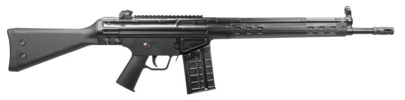 PTR Industries PTR A3SK 308 Win 7.62x51 Rifle 16 Inch Barrel Black Scope Mount