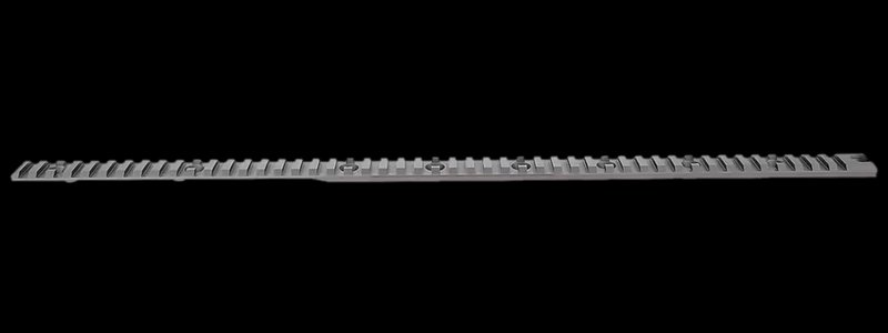 LIVE Q OR DIE The Fix Top Rail 20 Long Clear Anodized Aluminum M1913 Rail