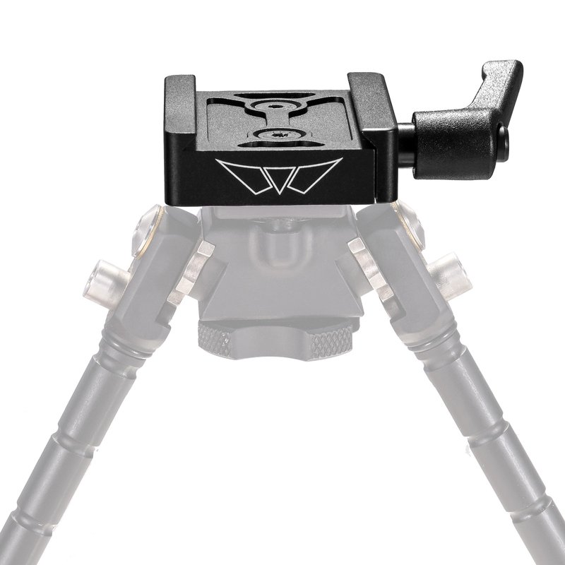 Skyline Lite ARCA Rail Bi-Pod Adapter Fits Warne 7911M, Black - Versatile Adapter Fits Enhanced S