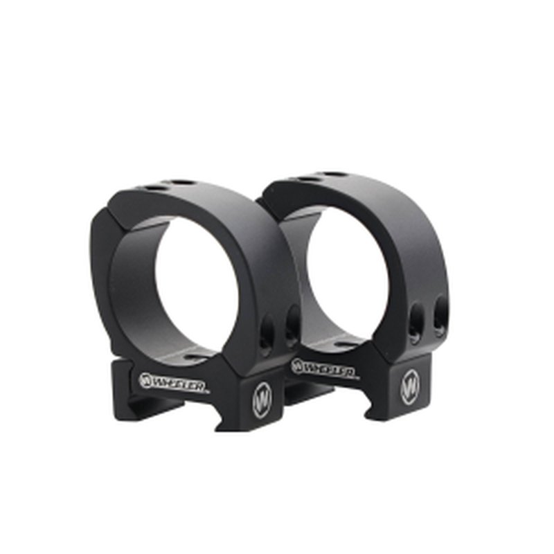 Wheeler Engineering Sporter Bi-Weaver Scope Rings 1in Medium Matte Black
