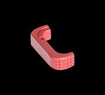 Timber Creek Outdoors GLEMRR Glock Magazine Release Anodized Red Aluminum