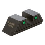 AmeriGlo GL-855R Agent MOS Green Tritium 2-Dot Rear Sight for Glock