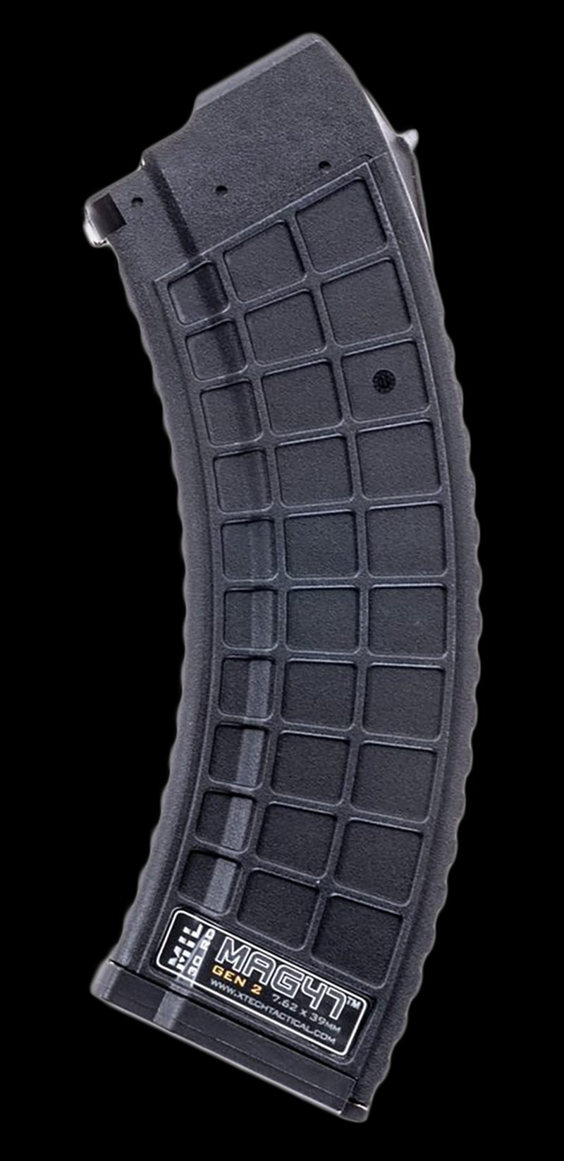 XTECH TACITCAL Mag47 AK-47 Magazine 7.62x39 Waffle Black