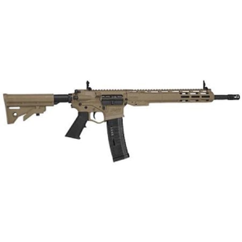 American Tactical Alpha MAXX 5.56 NATO Flat Dark Earth Semi-Auto Rifle with 60 Round Magazine