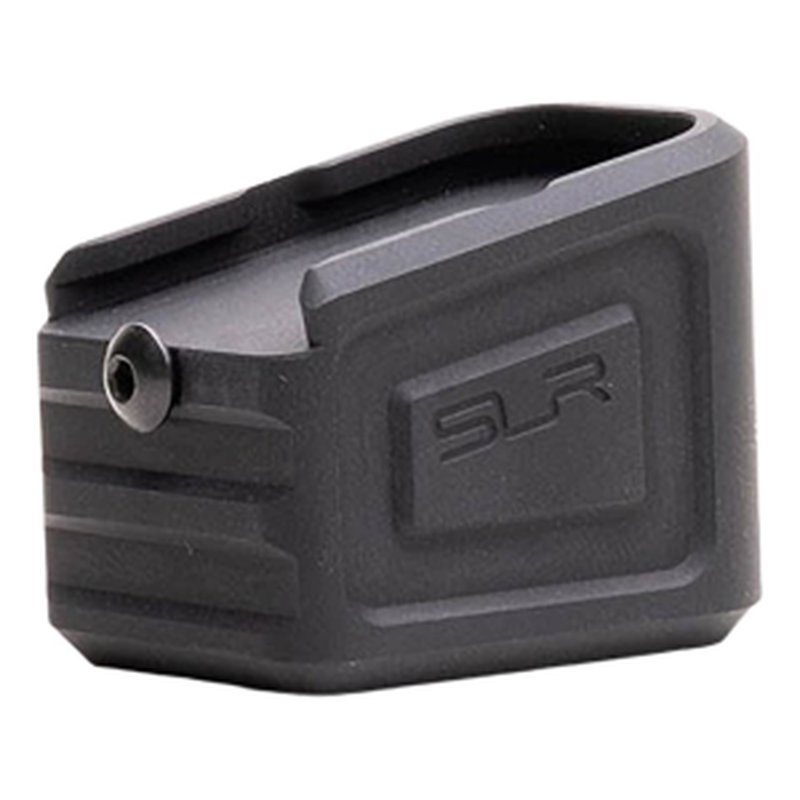 SLR Rifleworks Extended Magazine Plate for Glock 17 +0 9mm Black
