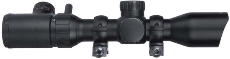 Monstrum 2-7x32 Rifle Scope S2732-R-RG, Color: Black, Tube Diameter: 1 in, 10% Off w/ Free S&H