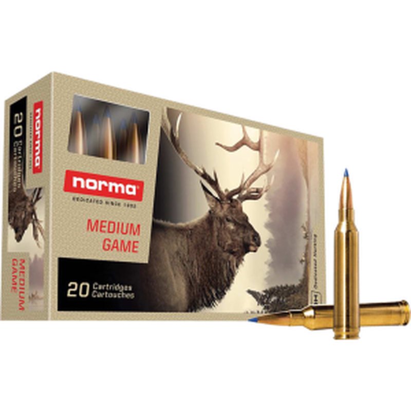 Norma 20171522 Bondstrike 7mm Rem Mag 165gr Bonded Polymer Tip Ammo