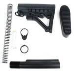 Tacfire AR15 Buffer Tube Kit w/6 Position Stock & Buttpad