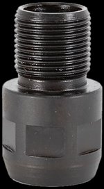 BANISH Silencer Central Steel Thread Adapter 9/16x24 to 5/8x24 Black Oxide