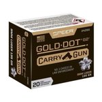 Speer Gold Dot Carry Gun 9mm Luger 135gr G2 Ammunition 24260