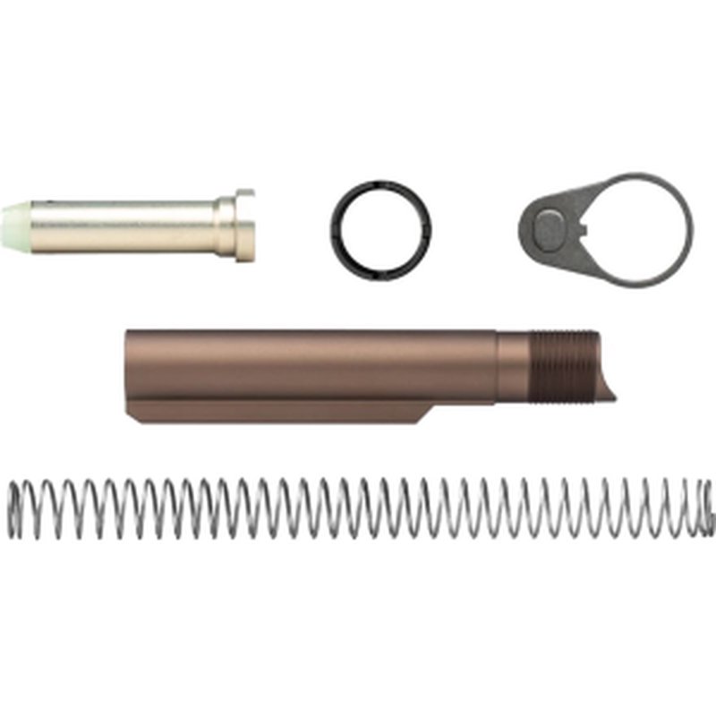 Aero Precision AR15 Enhanced Carbine Buffer Kit w/Carbine Buffer (Kodiak Brown Anodized)