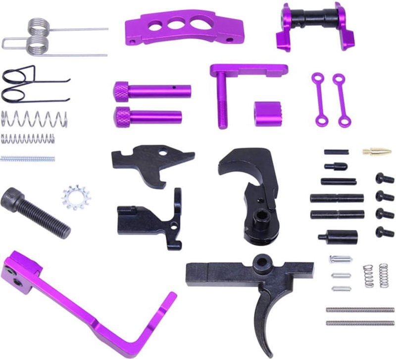 Guntec USA AR-15 Enhanced Lower Parts Kit w/ Upgrades