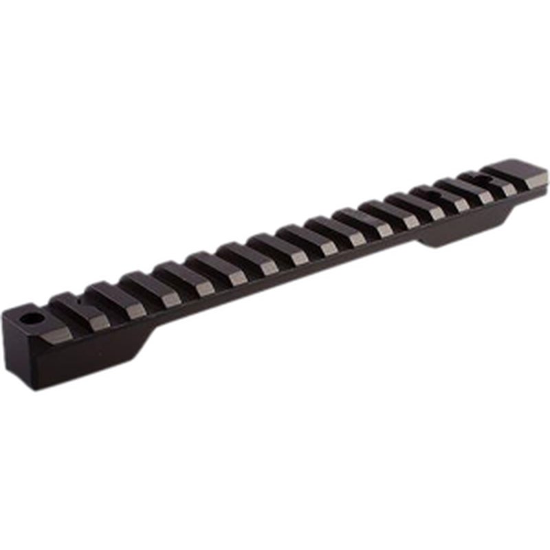 Talley PL0258763 Picatinny Rail Black Hardcoat Anodized Aluminum Fierce Edge/Fury Long Action 0 MOA