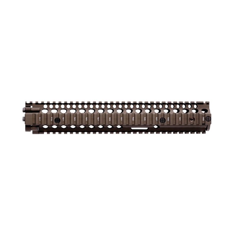 Daniel Defense M4A1 RIS II 12.25" 6061 T6 Aluminum Forend Rail Interface System, Flat Dark Earth