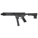 Brigade 9mm Graphite Black Cerakote Battle Pistol with KeyMod Rail and Billet Lower Receiver