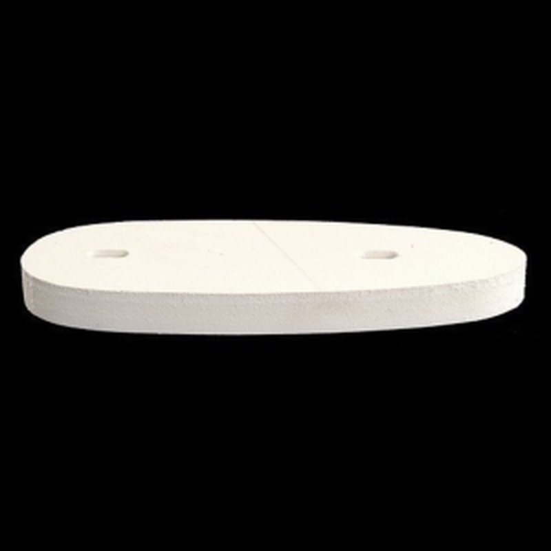 100 Straight Stock Spacer 1/2" Thick White Length-Of-Pull Spacer