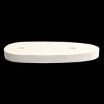 100 Straight Stock Spacer 1/2" Thick White Length-Of-Pull Spacer