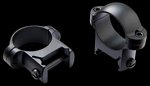 Burris 420044 Zee Rings Weaver-Style 30mm Medium Matte Black Steel scope rings