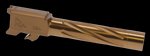 RIVAL ARMS Precision V1 9mm Spiral Fluted Bronze PVD Barrel 4.25in