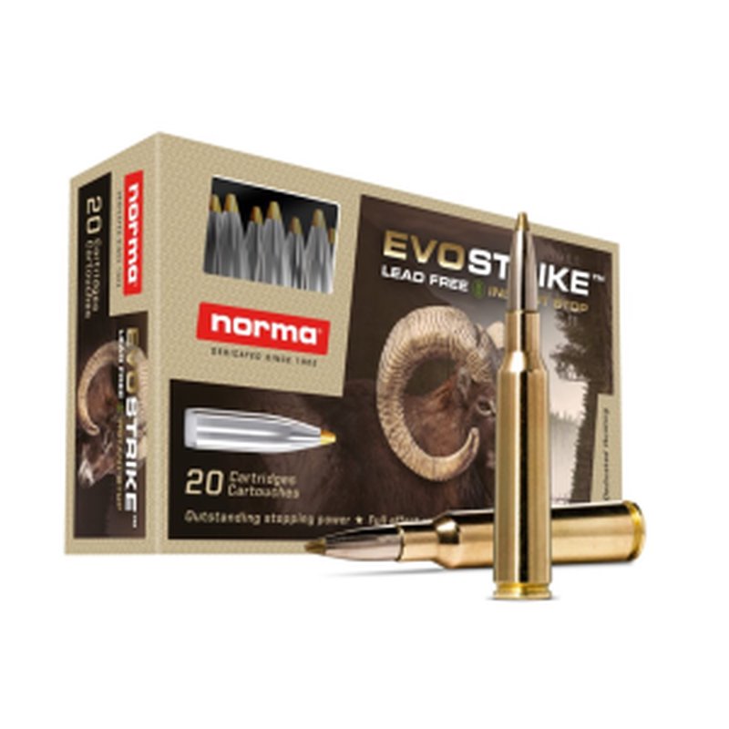 Norma 20166482 Evostrike 6.5 Creedmoor 93 gr Polymer Tip Boat Tail Ammo (20 Rds)