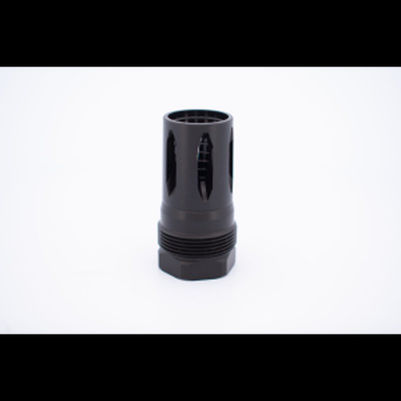 Rearden MFG R2S 1/2x28 Square Shoulder Thread Adapter, .375 Bore, Black Nitride