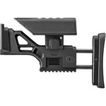 FN 20100566 SSR Rear Stock Assembly Black Aluminum, Fully Adjustable for FN Scar 16S/17S