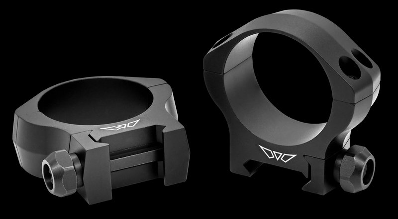 Warne Mountain Tech Scope Rings 35 mm Low 0 MOA Matte Black Picatinny