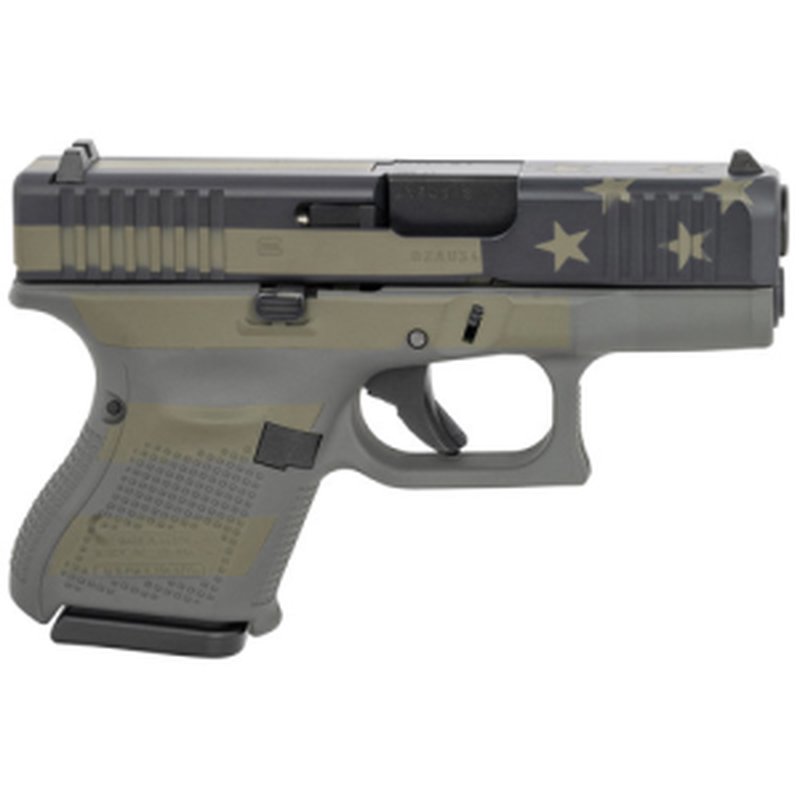 Glock 27 Gen5 40 S&W Subcompact Pistol Operator Flag Cerakote 3.43" 9-Round