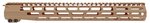Grey Ghost Precision M-LOK Handguard AR-15 15 Inch Aluminum
