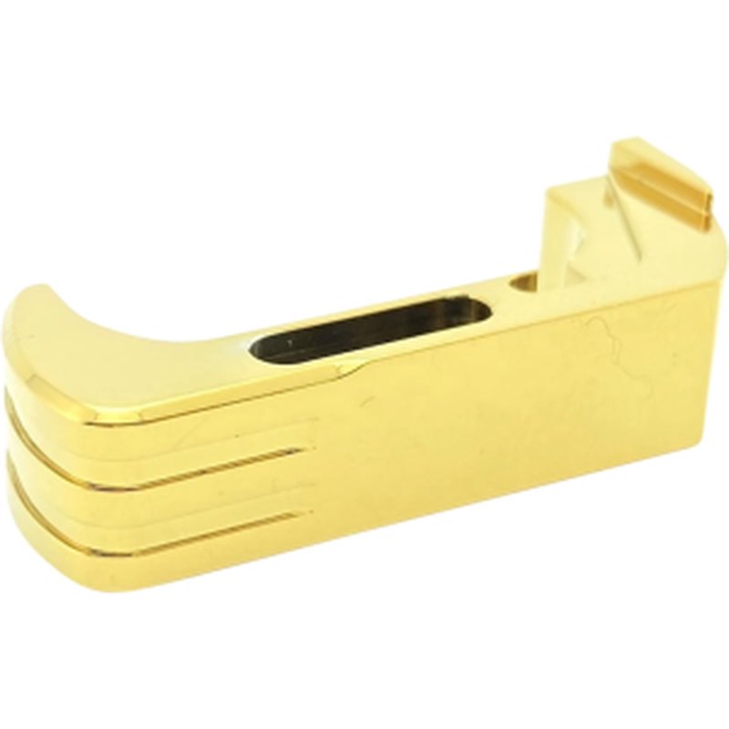 Use the fuller retail title from the other record: 'Cross Armory CRG5MCGD Extended Mag Catch for Glock Gen 4-5 - Gold Anodized'.