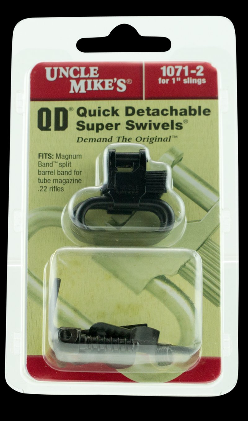 Uncle Mikes Quick Detach Magnum Band 1 Inch Sling Swivel for .420–.470 Magazine Tubes
