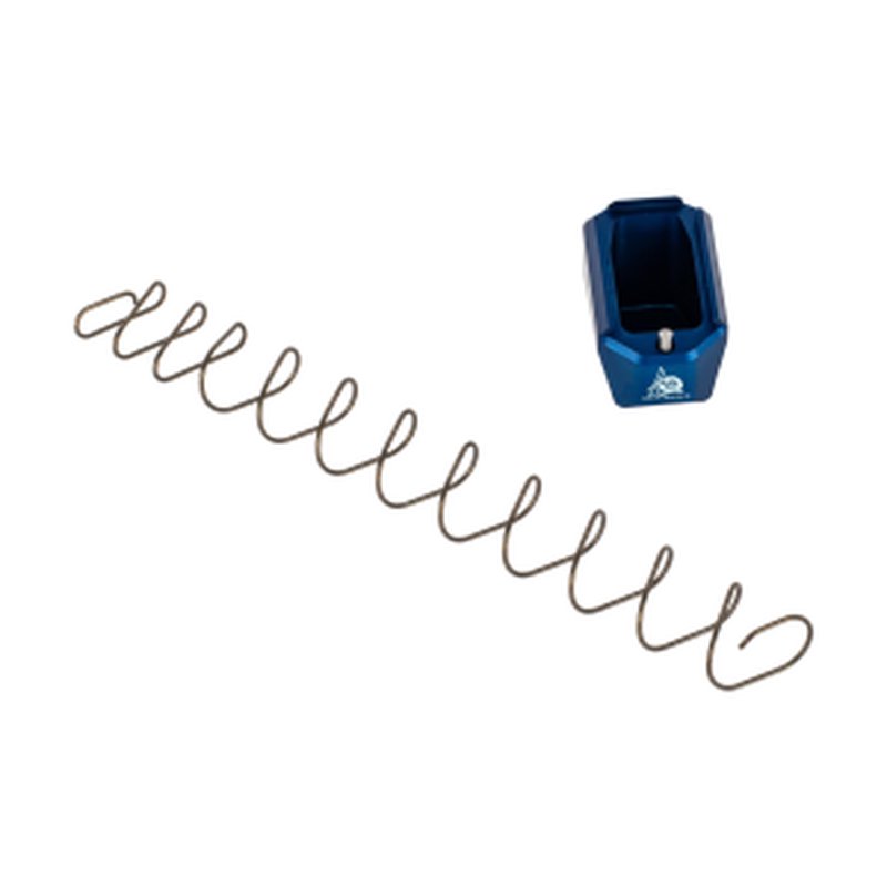 Odin Works Glock 17/19 +5 Magazine Base Pad Extension Blue