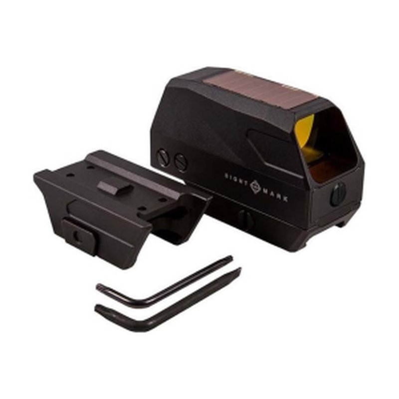 SightMark SM26030 Volta Solar Matte Black 1x28mm 2 MOA Illuminated Red Dot Reticle