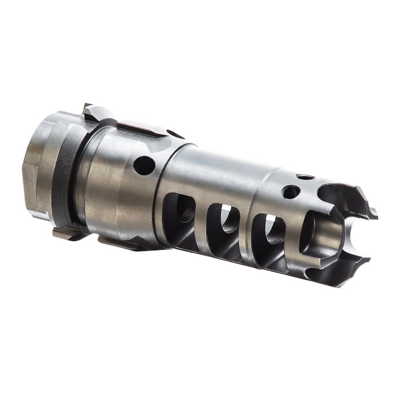LanTac Drakon AK Muzzle Brake Dead Air KeyMo M14x1 LH (7.62x39)