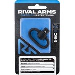 Rival Arms RA-RA92S1B HD Swivel Black Manganese Phosphate Steel with 1.25" Loop & Push Button