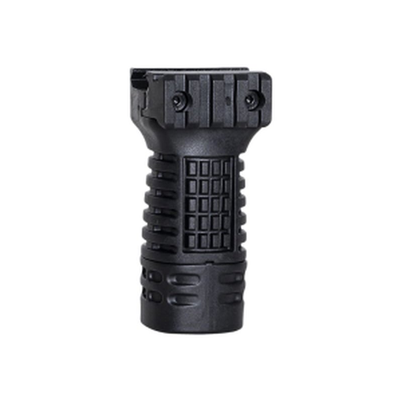 NCStar VG116 1913 Vertical Grip, Grip, Reinforced Polymer, Black, Textured Finish, Storage Compartment.