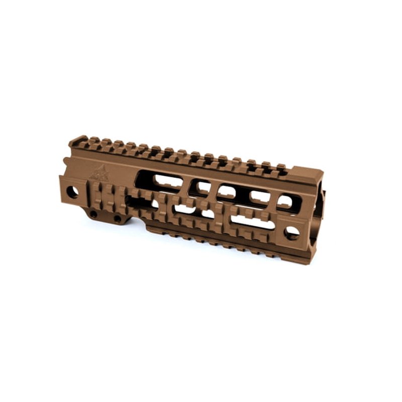 AT3 Tactical AR-15 Pro Quad Rail Free Float Handguard Burnt Bronze 7in