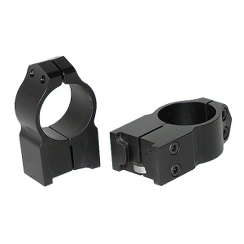 Warne 2R7M Ruger Fixed 1 High Scope Rings Black Matte