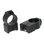 Warne 2R7M Ruger Fixed 1 High Scope Rings Black Matte