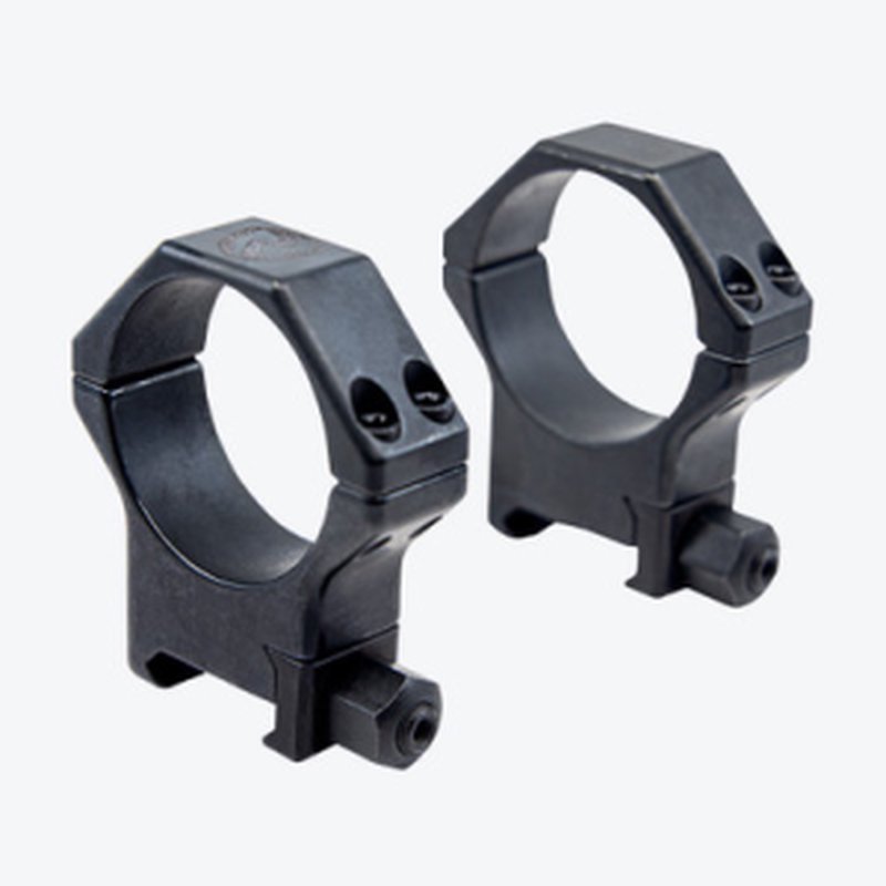 Riton XRC3012S 30mm Hardened Steel Picatinny Scope Rings, 12mm Black