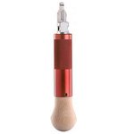 ERA-TAC gunsmith screwdriver set w/ 4 blades 4mm 5mm 6mm 8mm nutwood handle