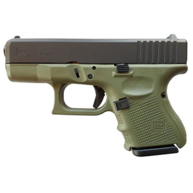 Glock G27 Gen4 40 S&W 9rd Battlefield Green Frame
