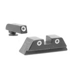 Trijicon Bright & Tough Night Sight Set 3-Dot Green Front Yellow Rear Glock Large Frame
