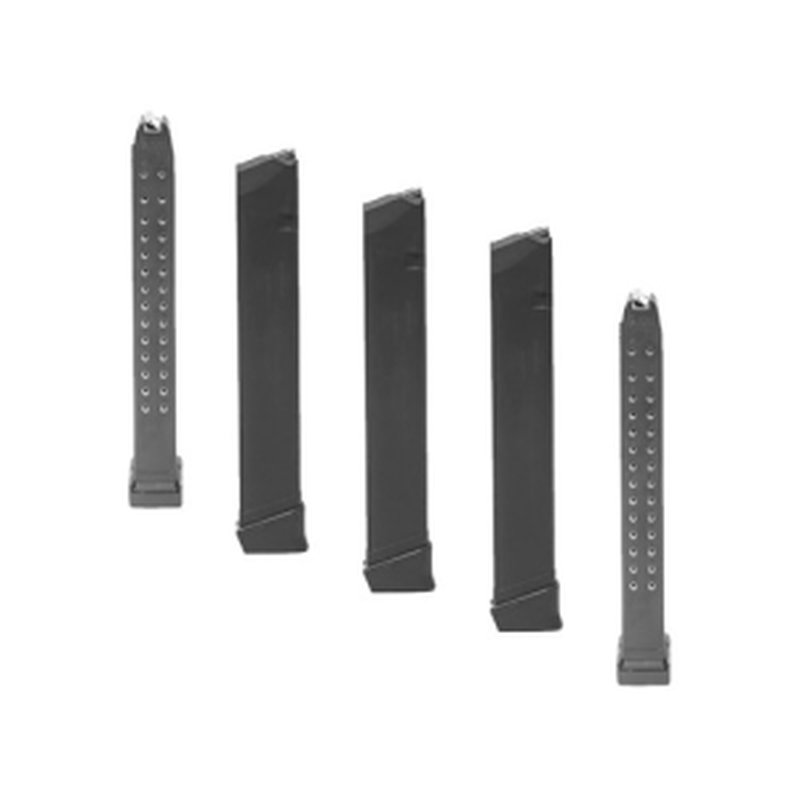 KCI USA GL-0004-5PK 33rd Glock 9mm Magazine (5-Pack) Polymer/Steel