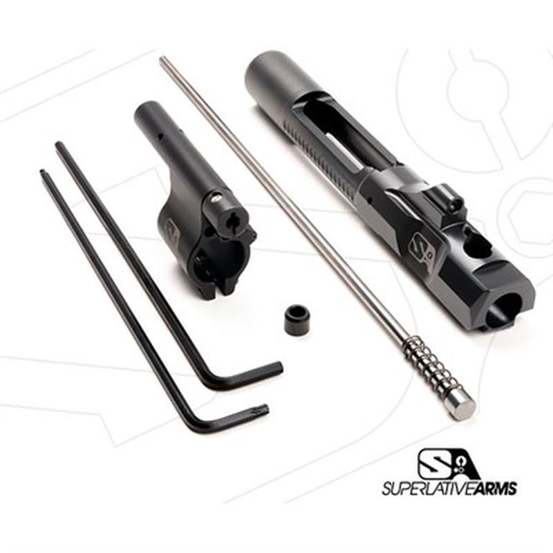 Superlative Arms AR-15 .625" Clamp-On Adjustable Piston System, Carbine-Length, Black