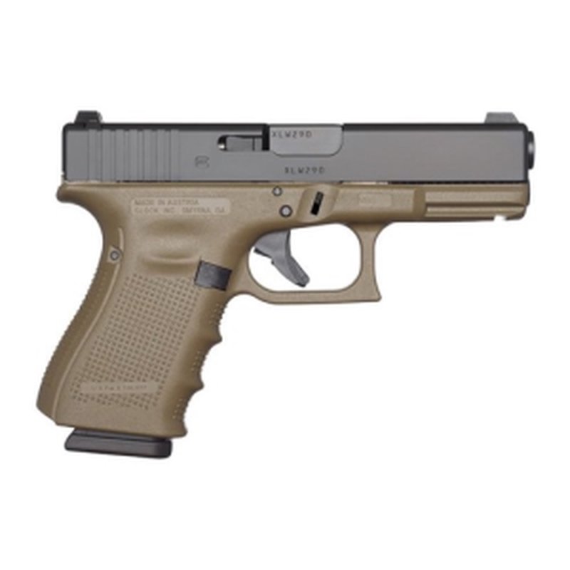 Glock G19 Gen 3 9mm 4.02in 10rd Olive Drab Green